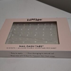 Red Aspen Nail Dash Tabs - Clear Press-On Nail Adhesive